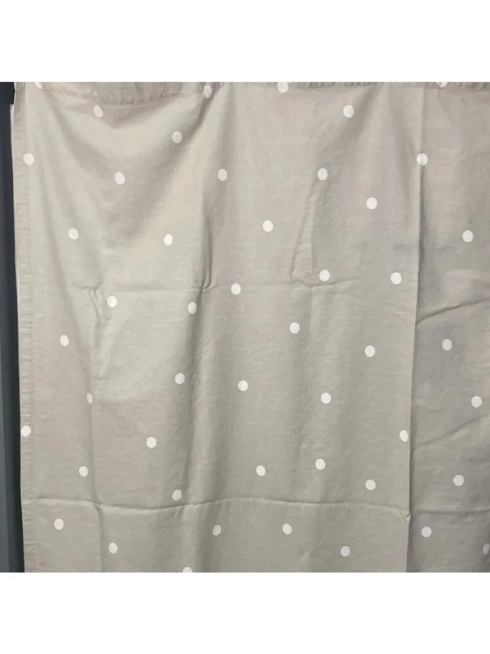 Kate Spade Deco Dot Gray Shower Curtain